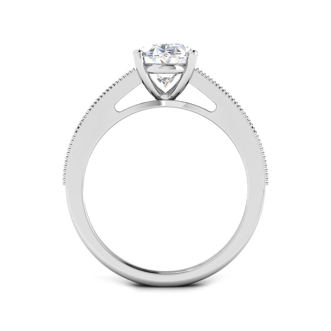 9ct White Gold 2.60ct E VS2 Laboratory Grown CVD Ring