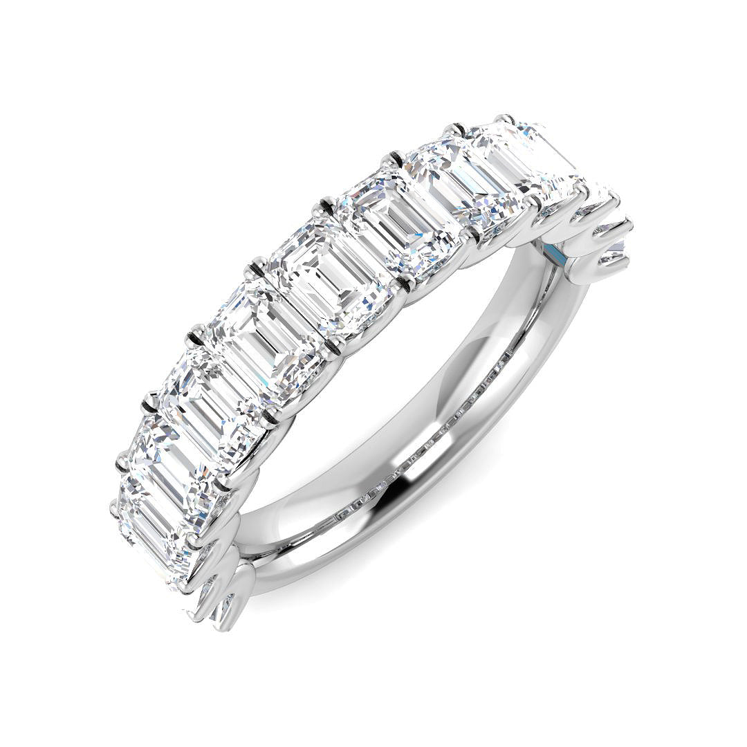 9ct White Gold 2.71ct Laboratory Grown CVD Ring