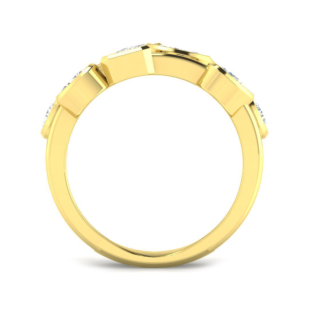 9ct Yellow Gold 1.37ct Diamond Ring