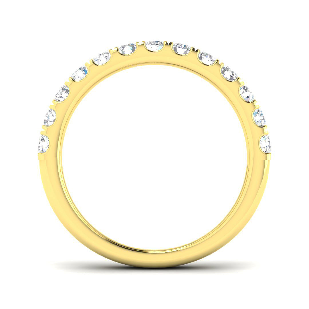 9ct Yellow Gold 0.58ct J SI1 Diamond Ring