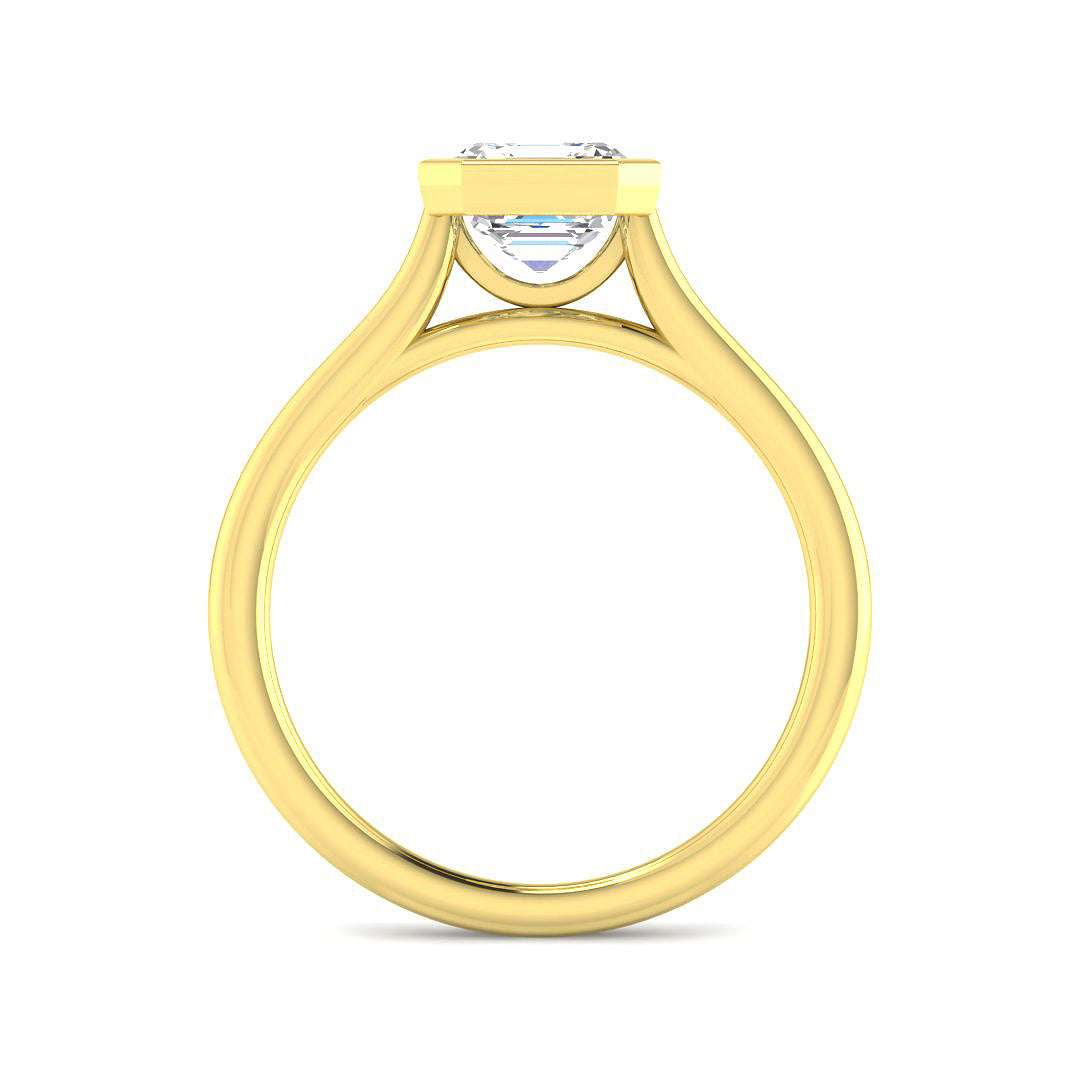 9ct Yellow Gold 1.52ct E VS1 Laboratory Grown CVD Ring