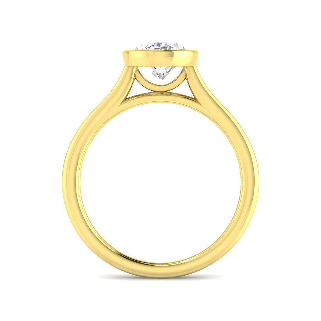 9ct Yellow Gold 1.60ct E VVS2 Laboratory Grown CVD Ring
