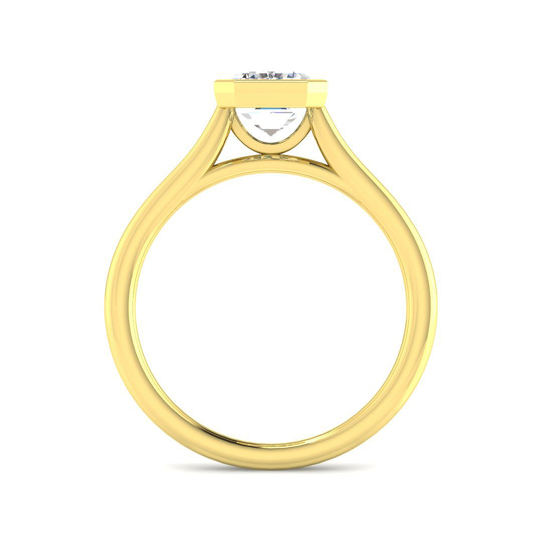 9ct Yellow Gold 2.01ct D VS2 Laboratory Grown CVD Ring