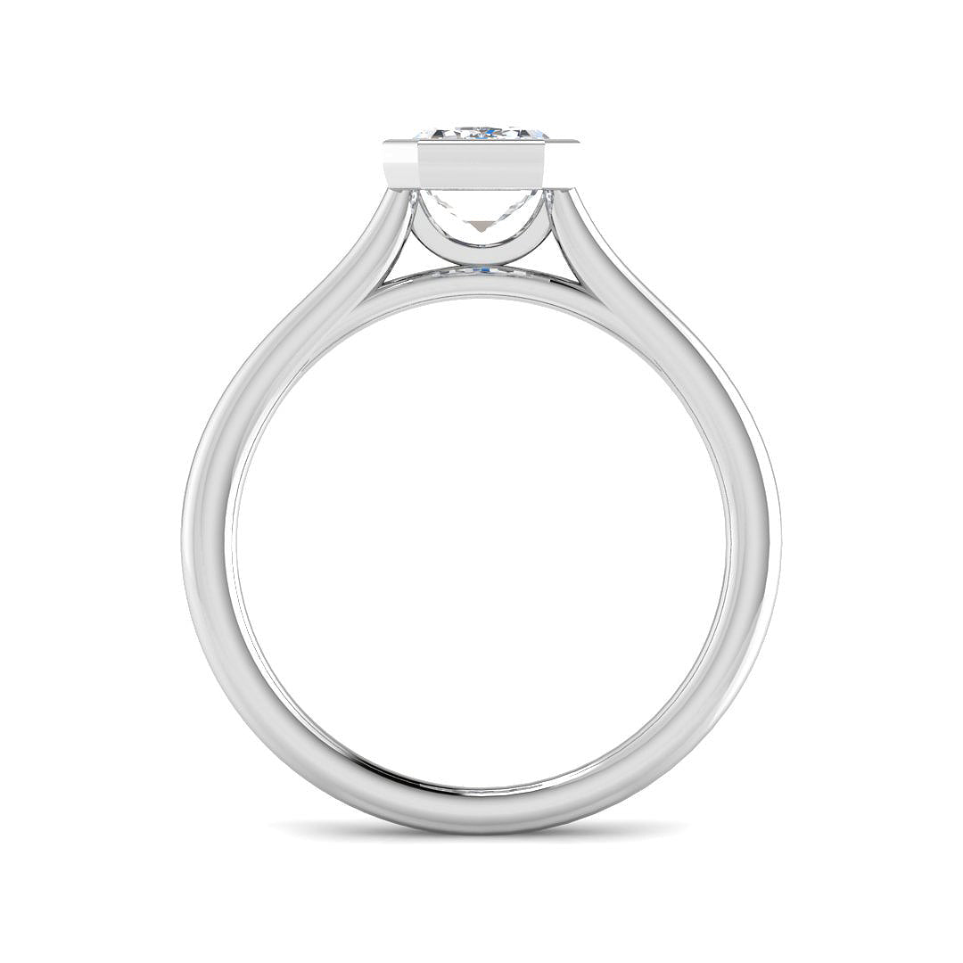 9ct White Gold 1.54ct E VS2 Laboratory Grown CVD Ring