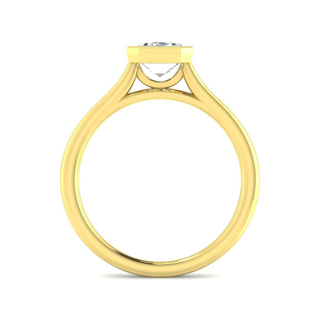 9ct Yellow Gold 1.50ct E VS2 Laboratory Grown CVD Ring