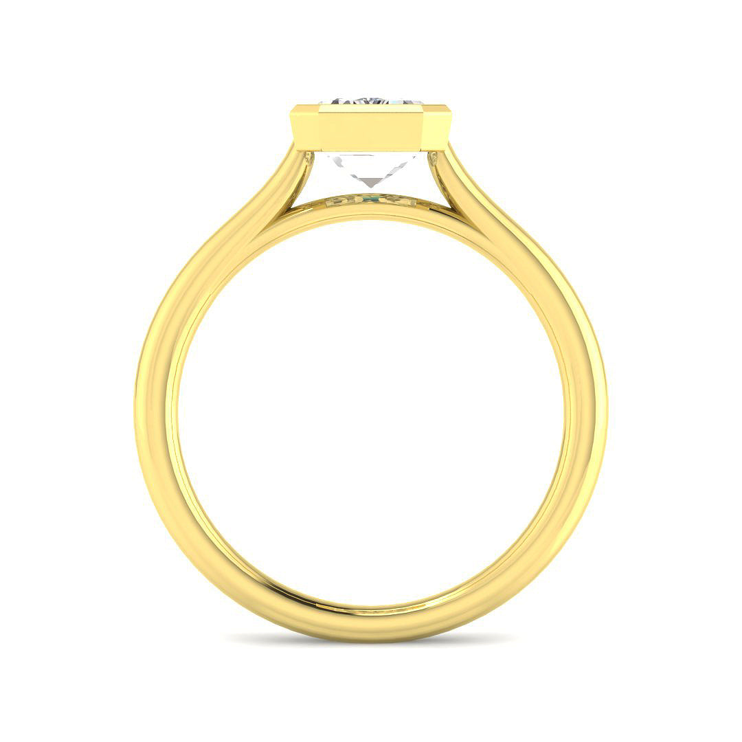 9ct Yellow Gold 2.00ct D VS2 Laboratory Grown CVD Ring