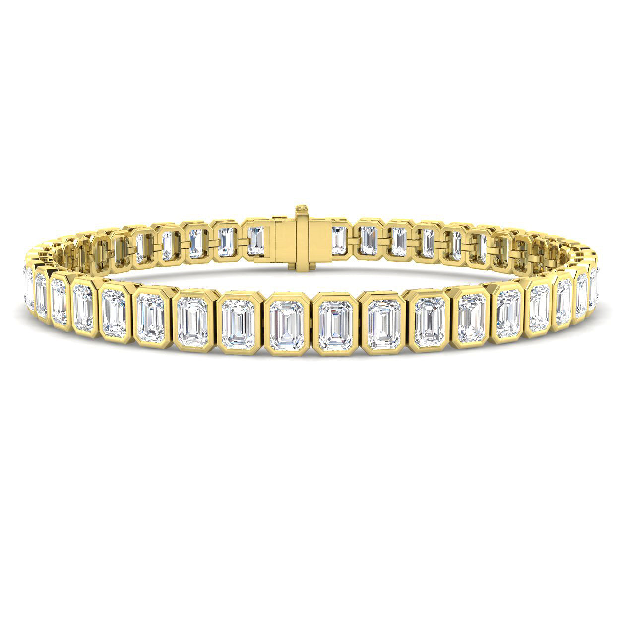 9ct Yellow Gold 11.16ct Laboratory Grown CVD Bracelet