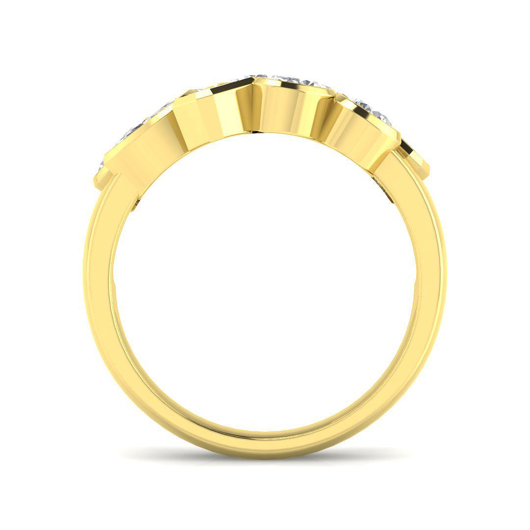 9ct Yellow Gold 1.52ct Laboratory Grown CVD Ring