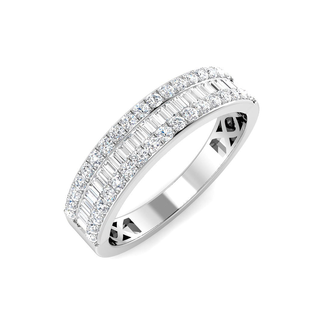 9ct White Gold 0.55ct G SI2 Diamond Ring