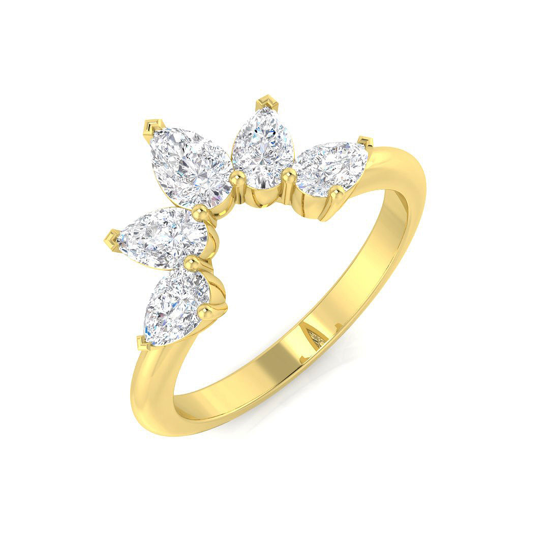 18ct Yellow Gold 1.23ct G SI2 Diamond Ring