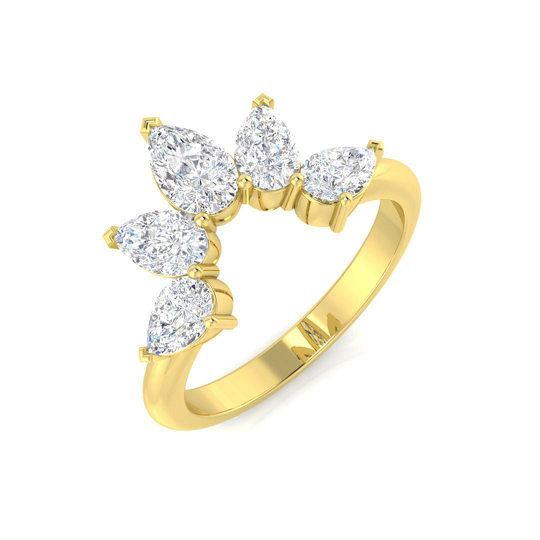 18ct Yellow Gold 1.08ct G SI2 Diamond Ring
