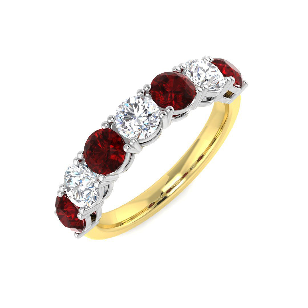 18ct Two-Tone Gold 2.11ct G SI2 Diamond Ring