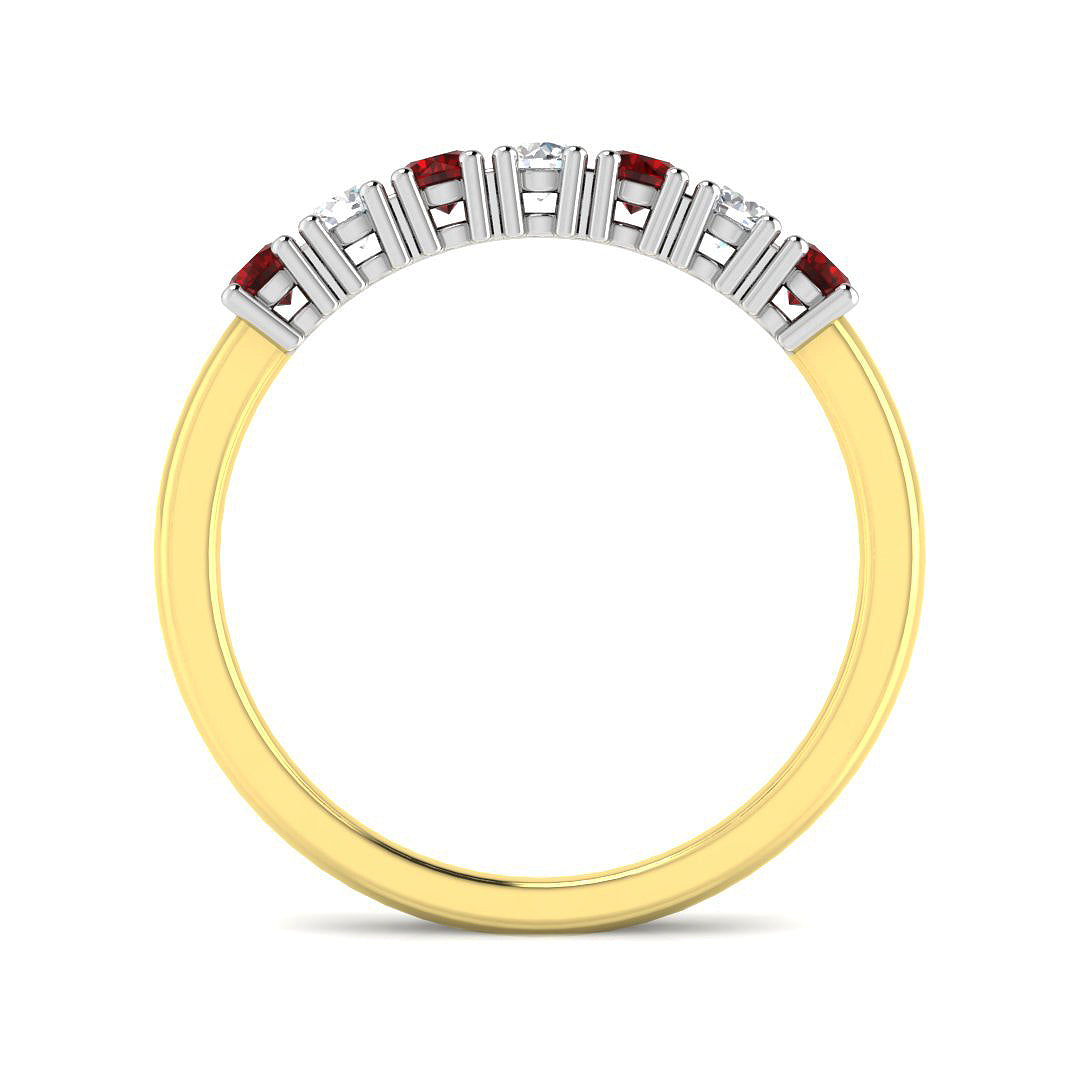 18ct Two-Tone Gold 0.53ct G SI2 Diamond Ring