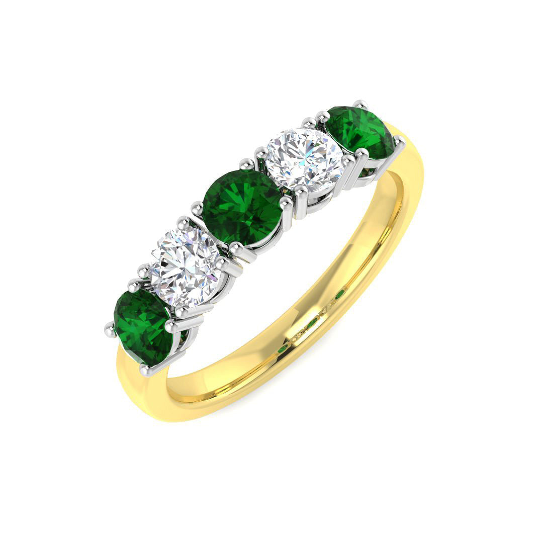 18ct Two-Tone Gold 1.25ct G SI2 Diamond Ring