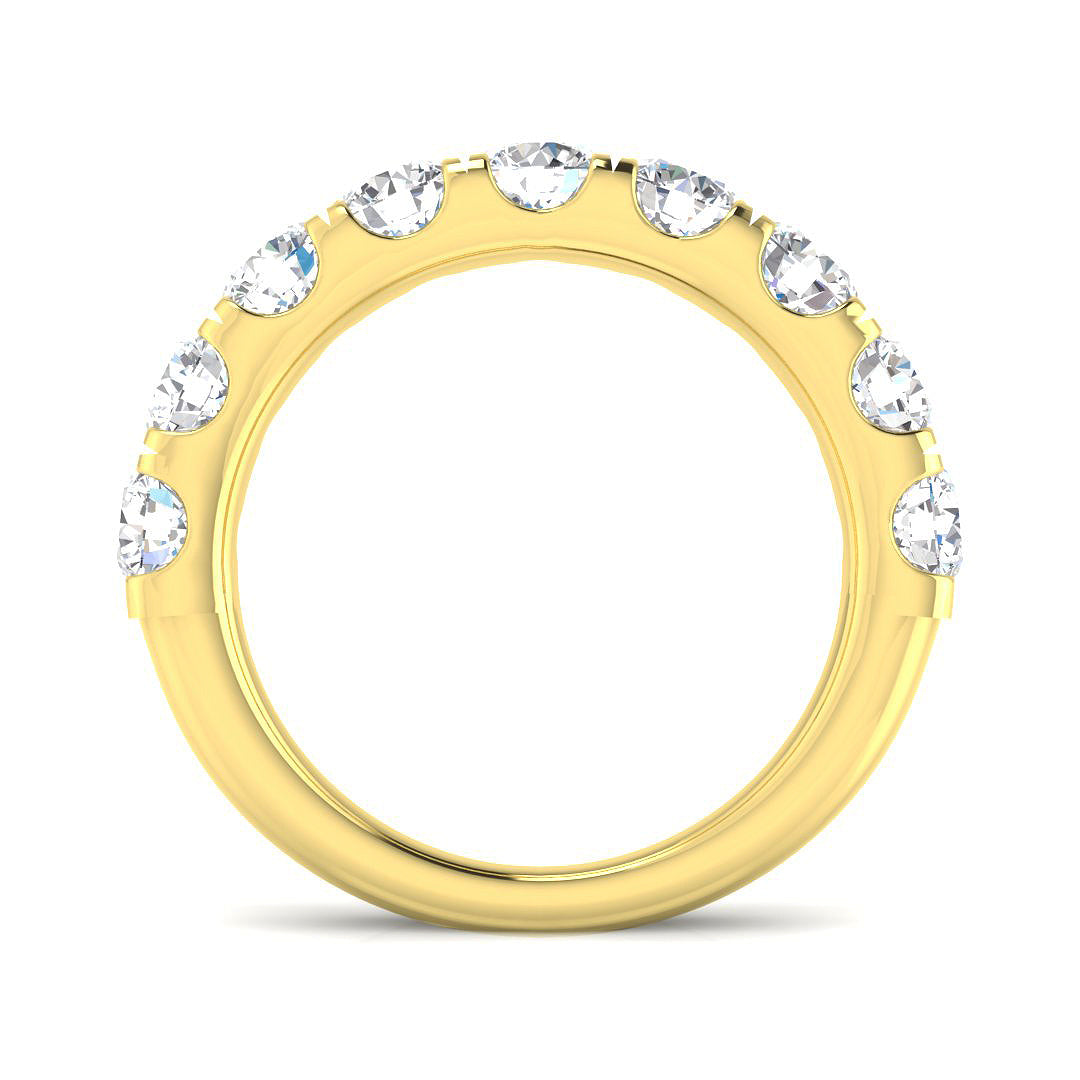 9ct Yellow Gold 2.07ct K SI1 Diamond Ring