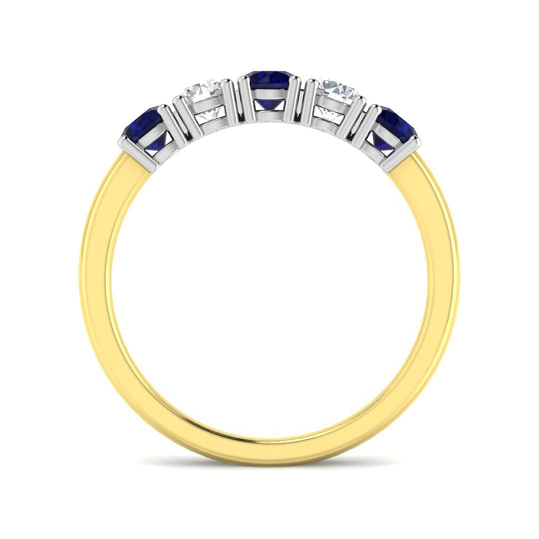 9ct Two-Tone Gold 1.13ct G SI2 Diamond Ring