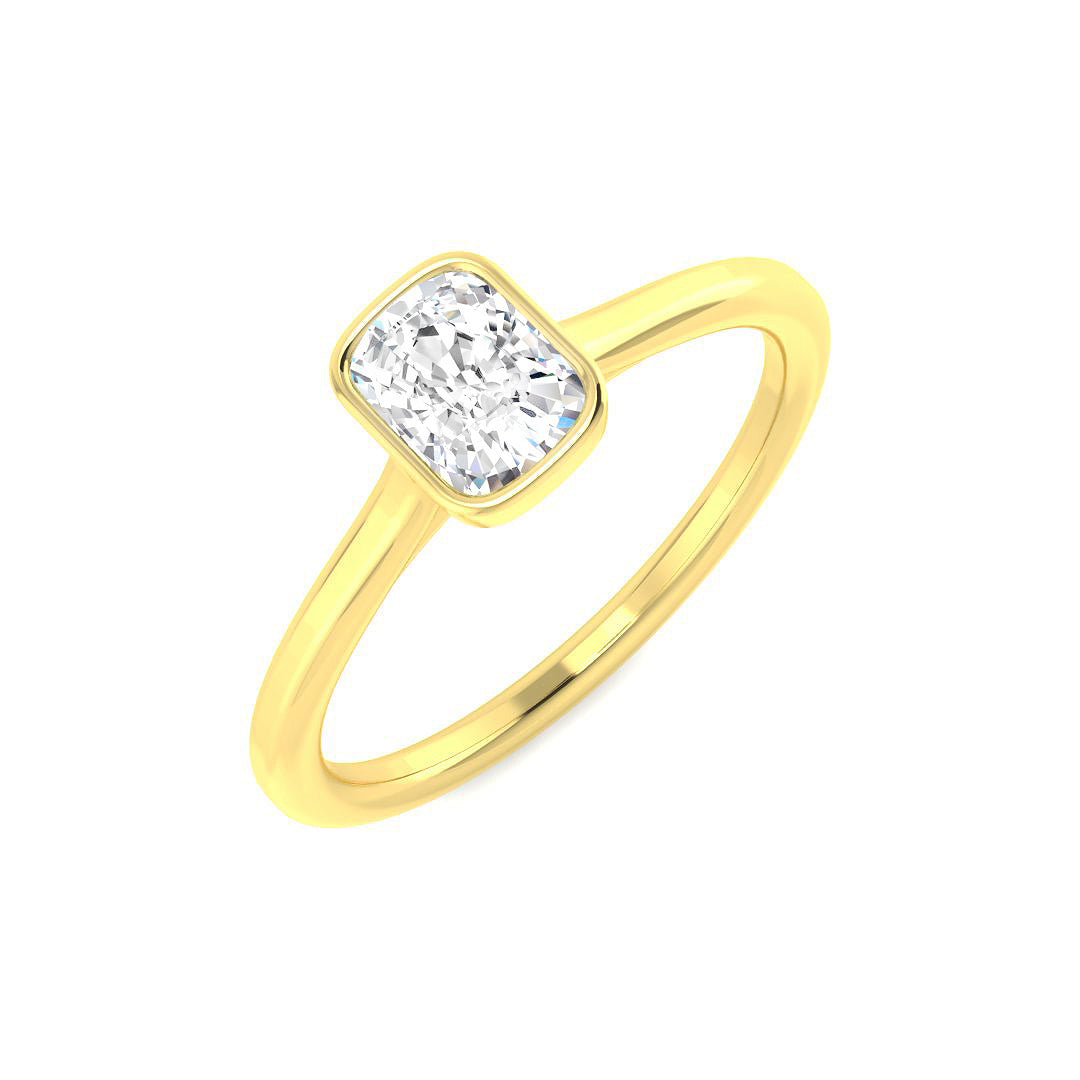 9ct Yellow Gold 0.57ct Laboratory Grown CVD Ring
