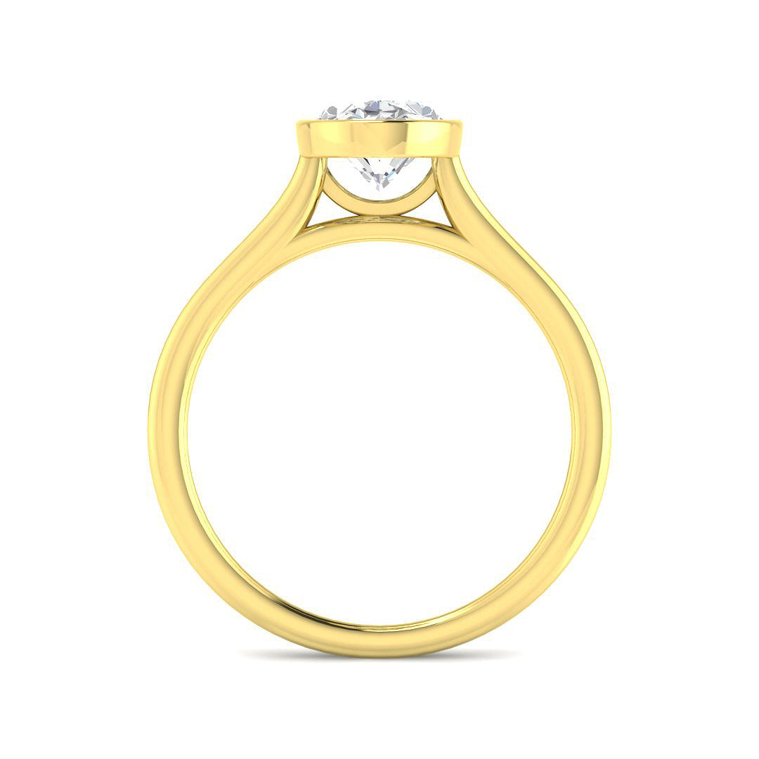 9ct Yellow Gold 1.53ct E VS1 Laboratory Grown CVD Ring