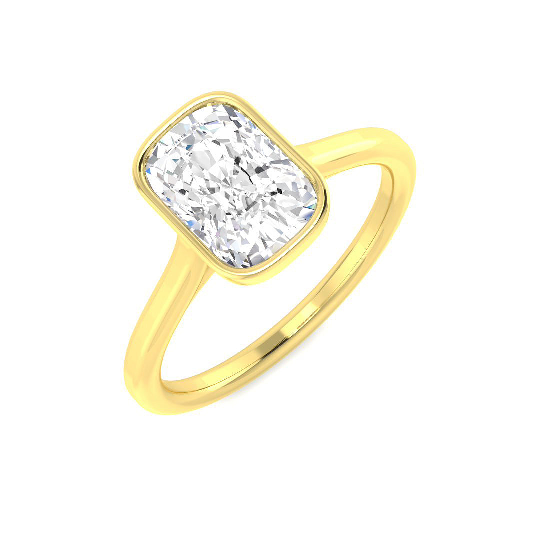 9ct Yellow Gold 1.51ct D VS2 Laboratory Grown CVD Ring