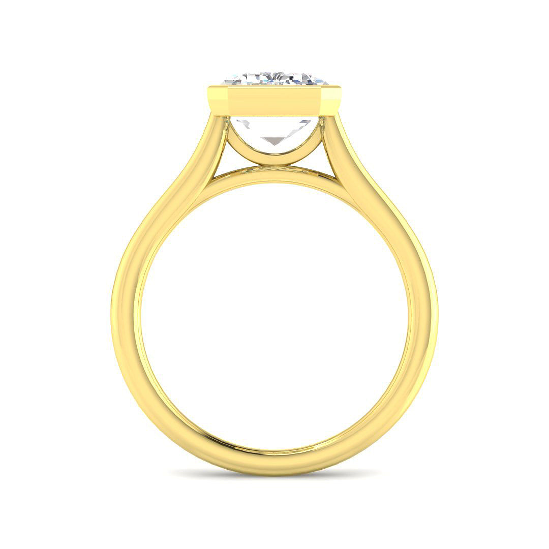 9ct Yellow Gold 3.01ct E VS2 Laboratory Grown CVD Ring