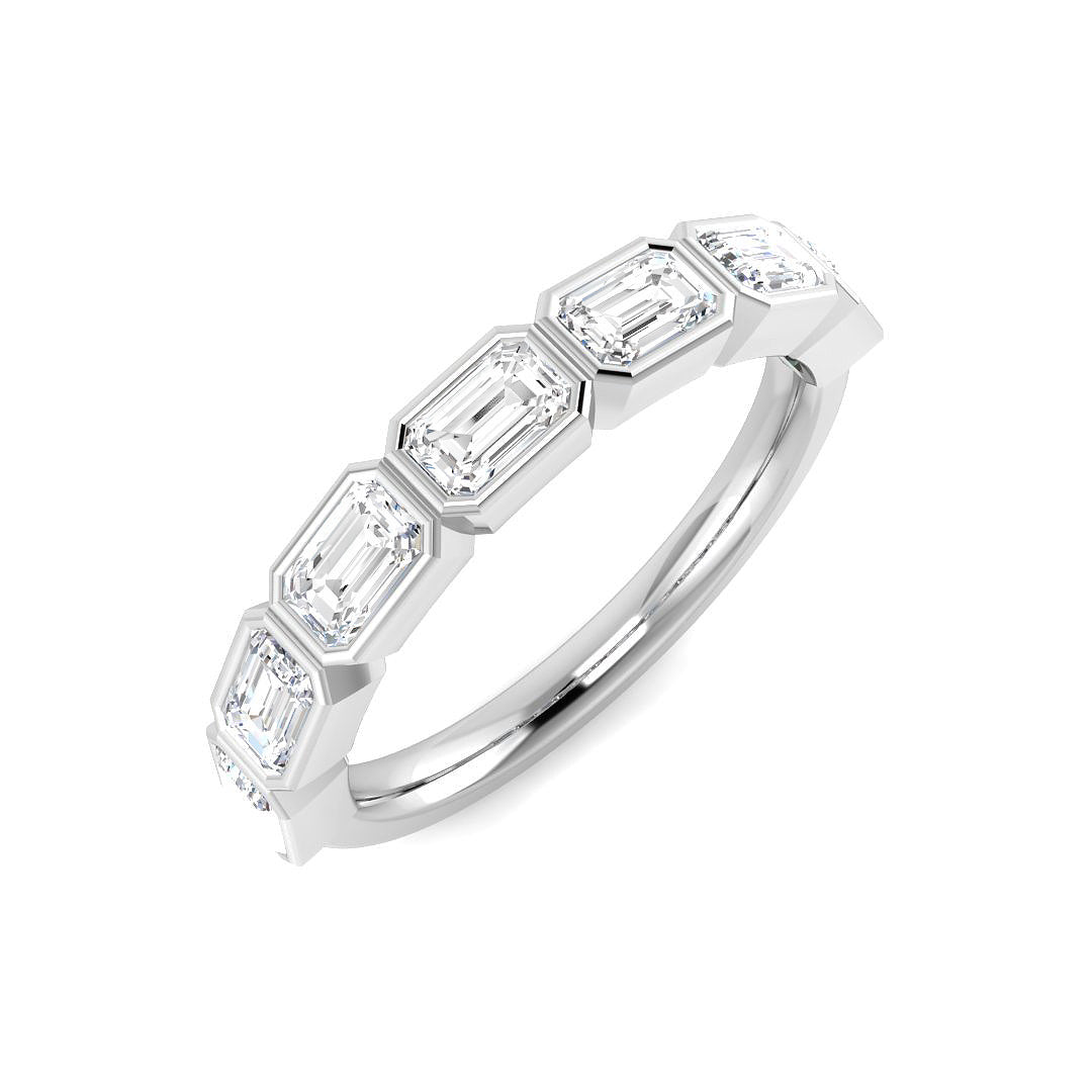9ct White Gold 1.19ct Laboratory Grown CVD Ring