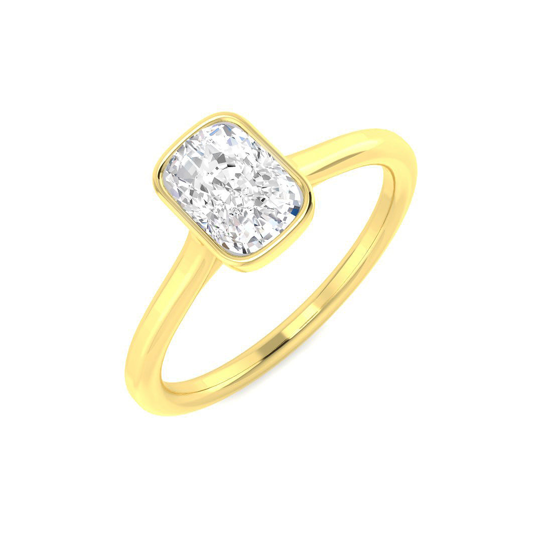 9ct Yellow Gold 1.01ct D VS1 Laboratory Grown CVD Ring