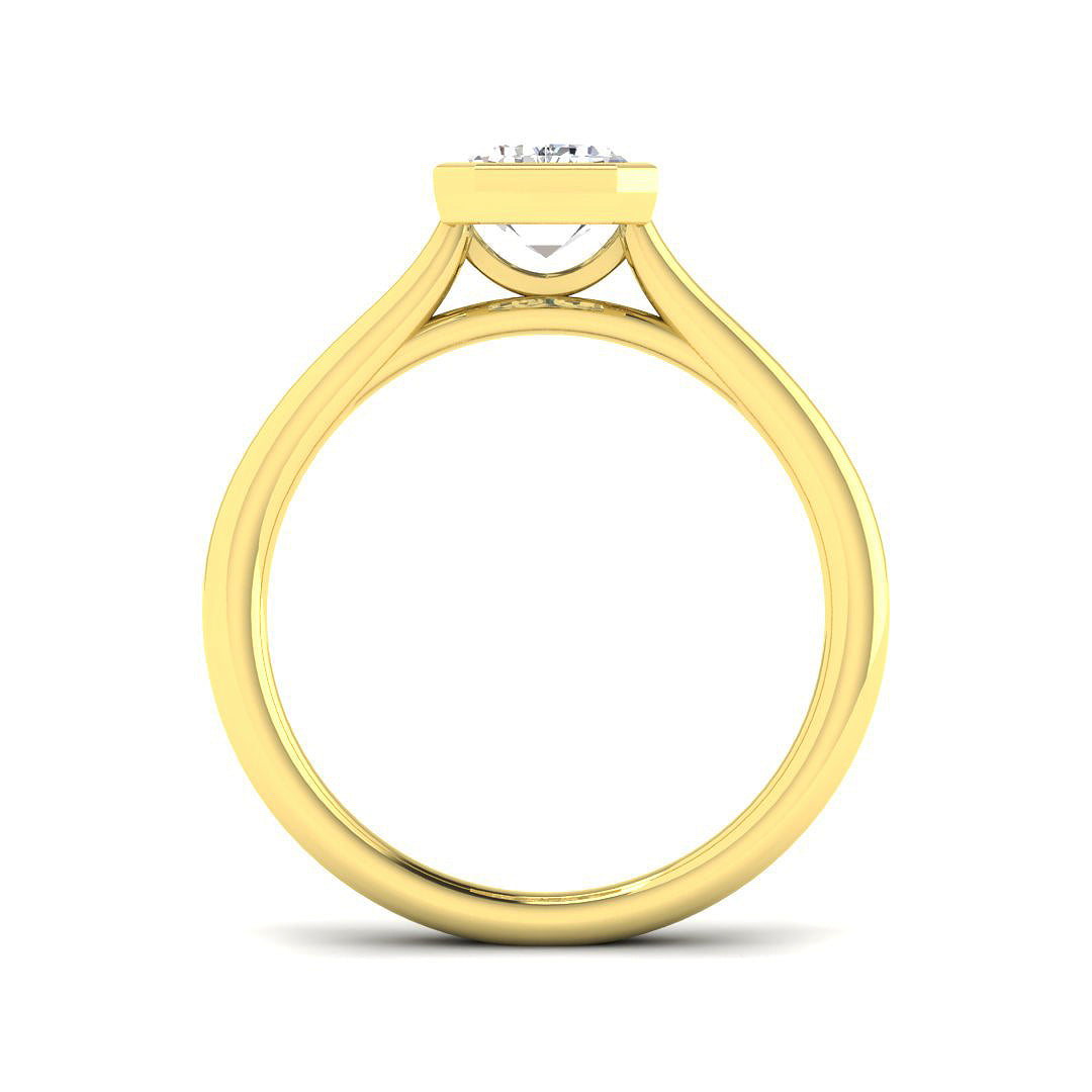 9ct Yellow Gold 1.50ct D VS2 Laboratory Grown CVD Ring