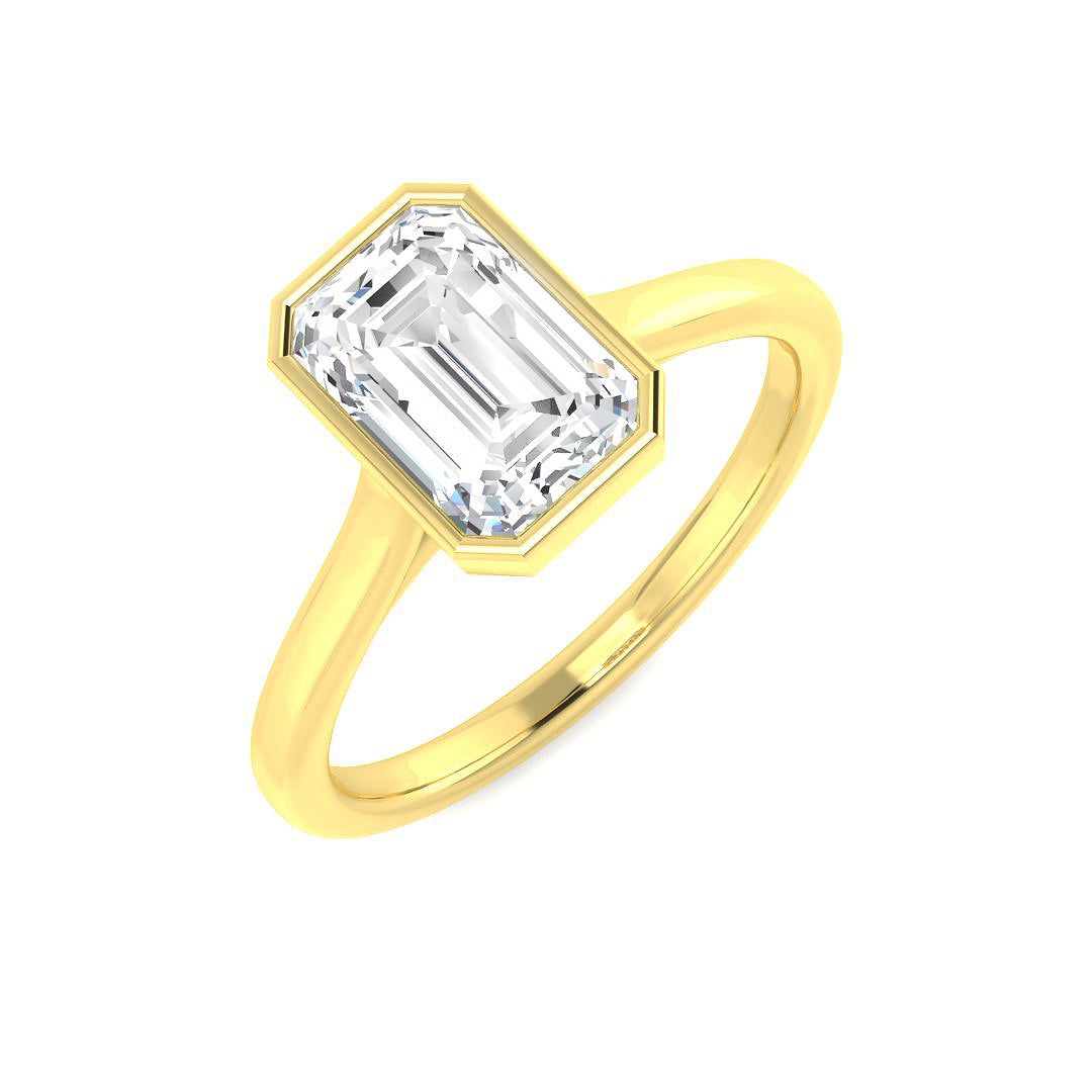 9ct Yellow Gold 1.51ct D VS2 Laboratory Grown CVD Ring