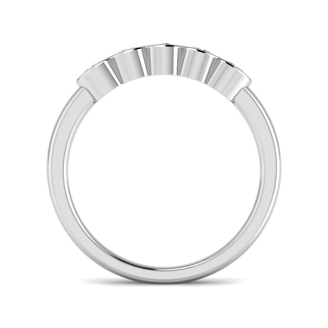9ct White Gold 0.51ct Laboratory Grown CVD Ring