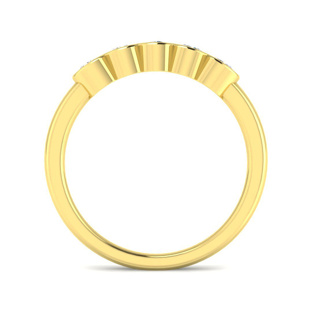 9ct Yellow Gold 0.51ct Laboratory Grown CVD Ring