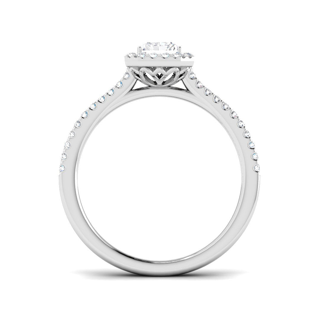 Platinum 1.02ct K VS1 Diamond Ring