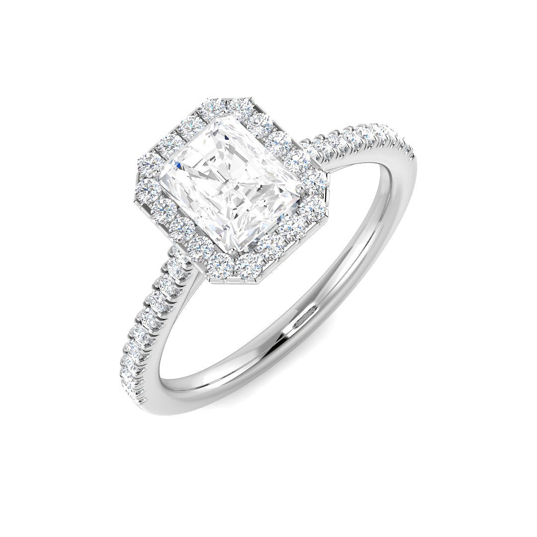 Platinum 1.25ct H SI2 Diamond Ring