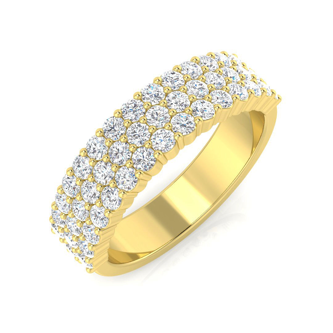 18ct Yellow Gold 0.97ct G SI1 Diamond Ring