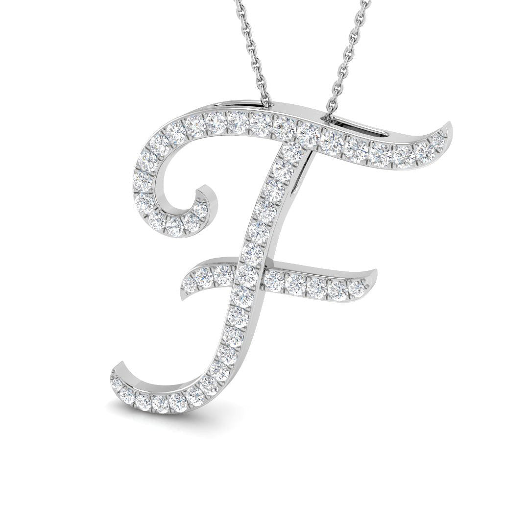 9ct White Gold 1.10ct G SI2 Diamond Pendant