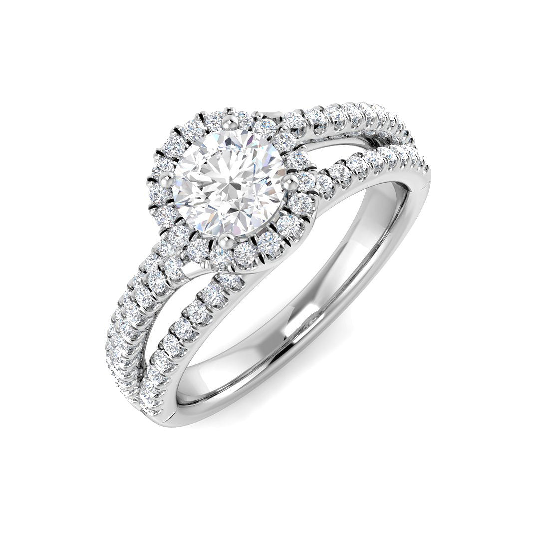 18ct White Gold 1.10ct G SI1 Diamond Ring