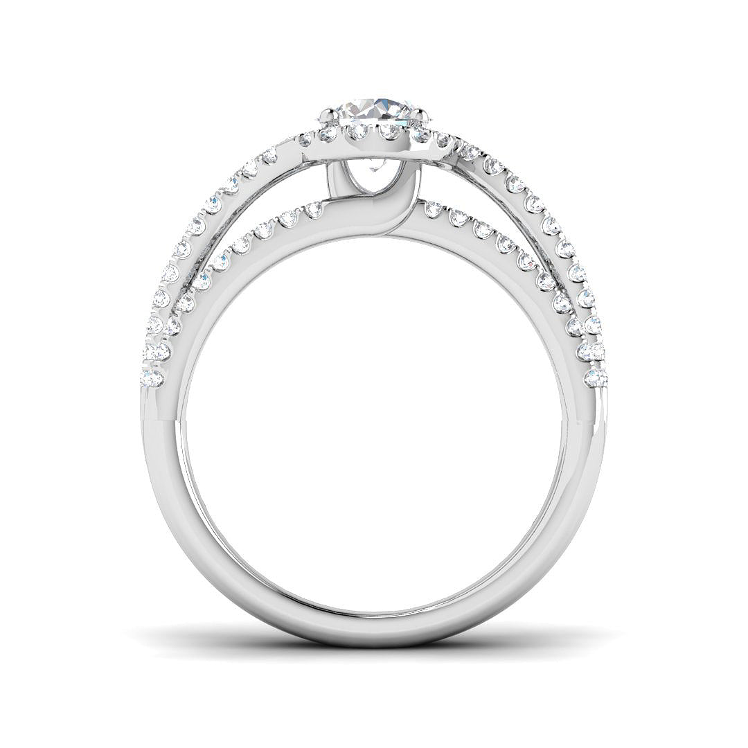 18ct White Gold 1.10ct G SI1 Diamond Ring