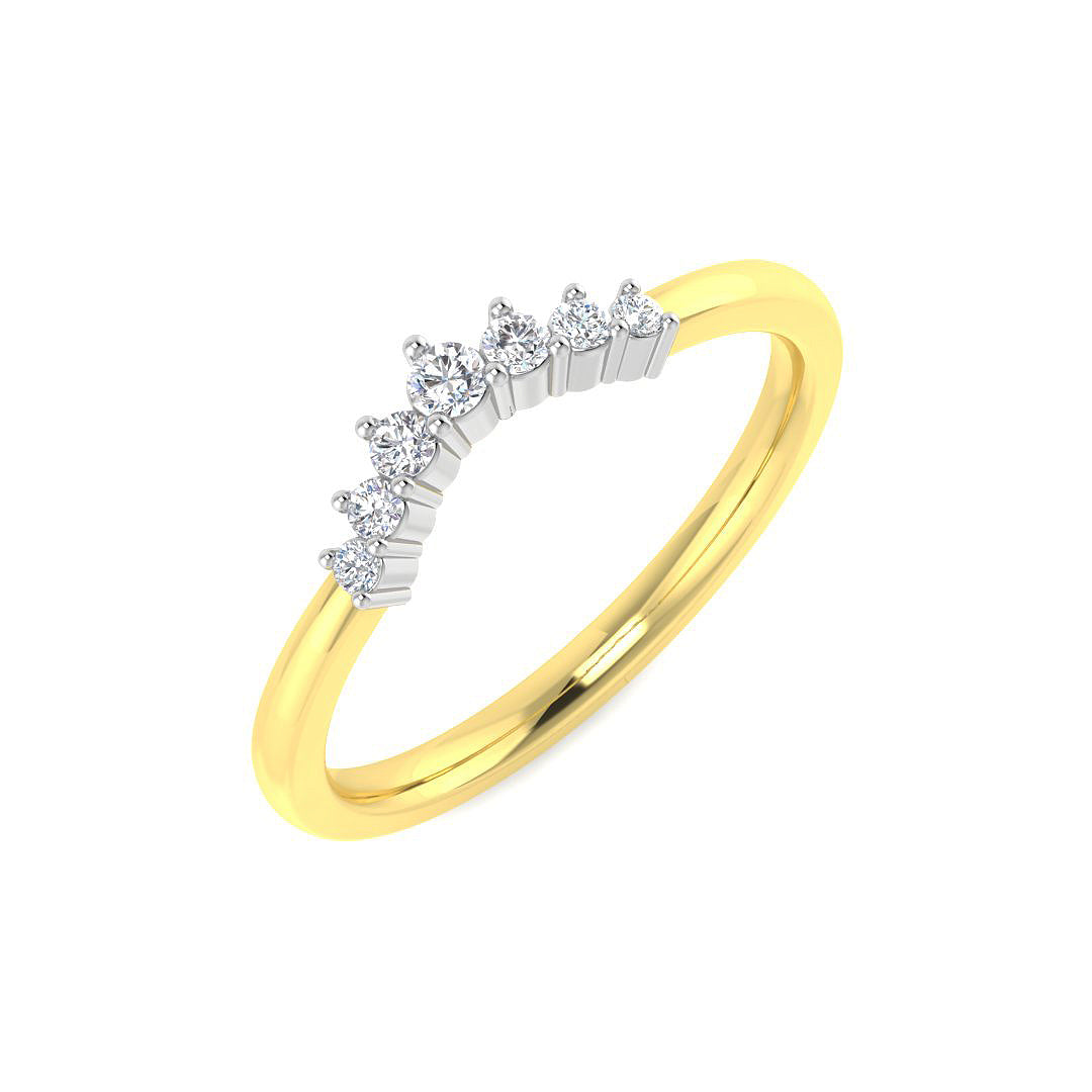 9ct Yellow Gold 0.12ct G SI2 Diamond Ring